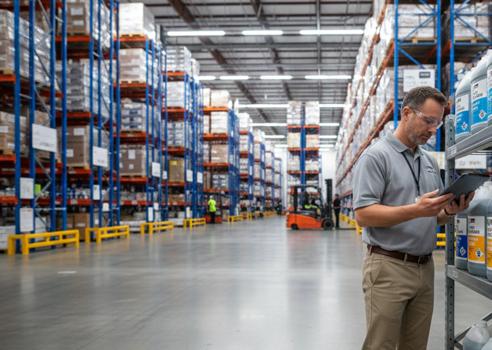 Выбор химии для поверхностей в логистических центрах