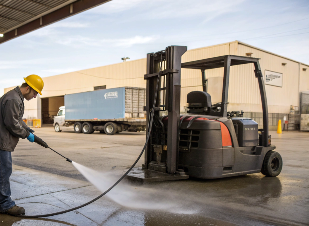 Как выбрать моющее средство для моек техники на территории завода