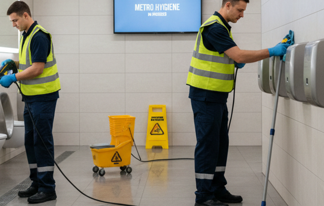 Гигиена санузлов станций ЖД и метро