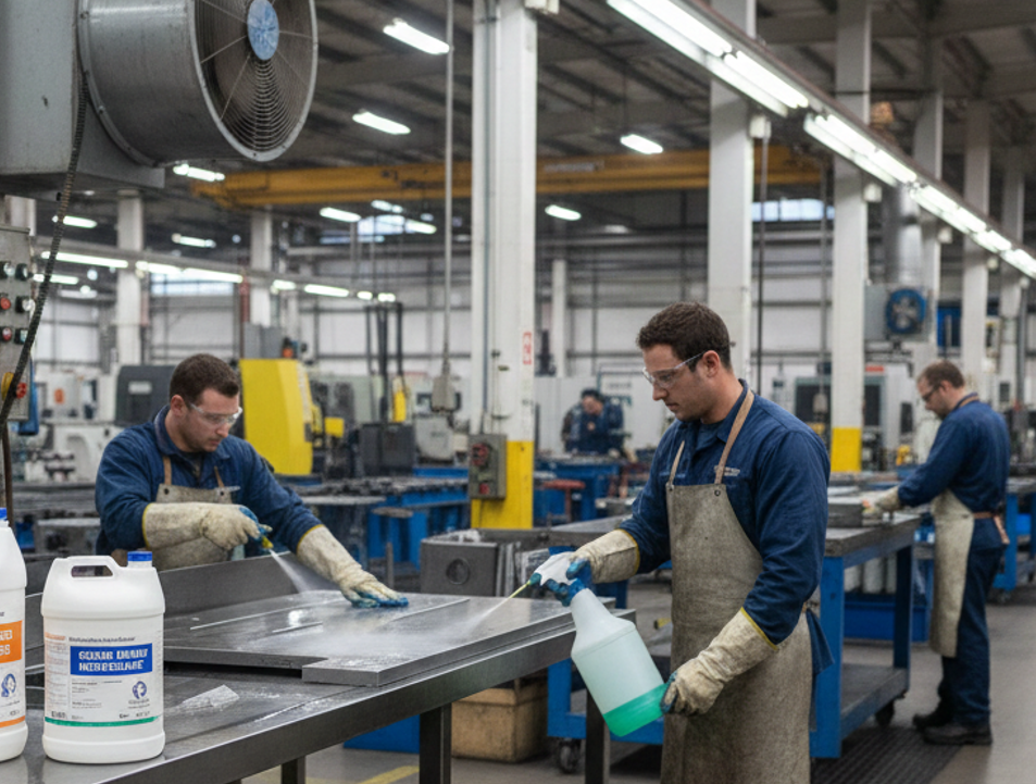 Чем заменить ацетон при обезжиривании металла