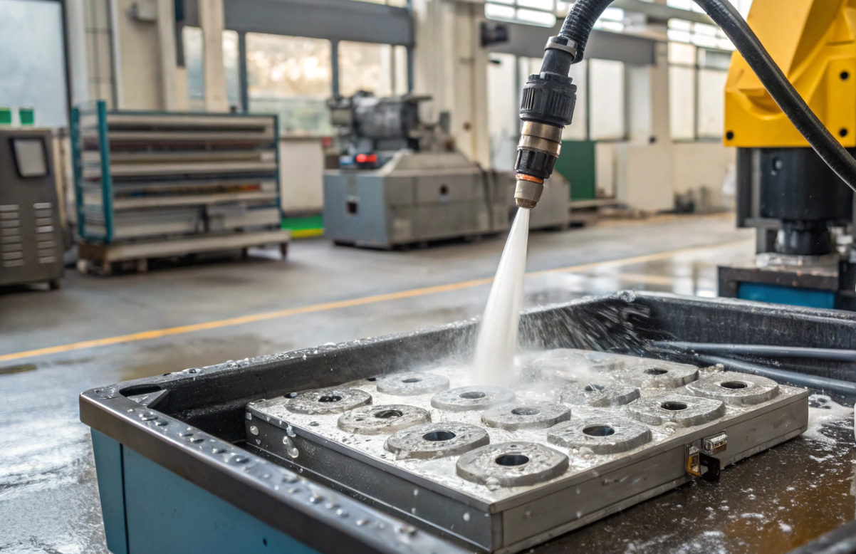 Удаление стружечной эмульсии при отмывке деталей после обработки