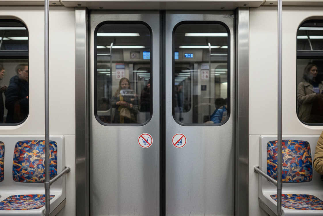 Очистка дверных проёмов вагонов