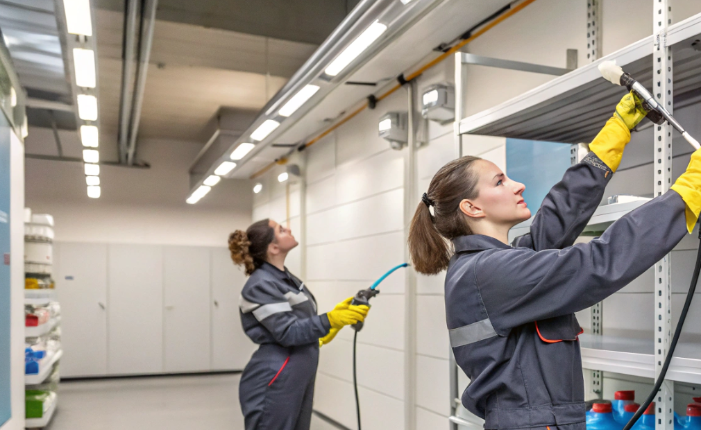 Очистка помещений хранения реагентов