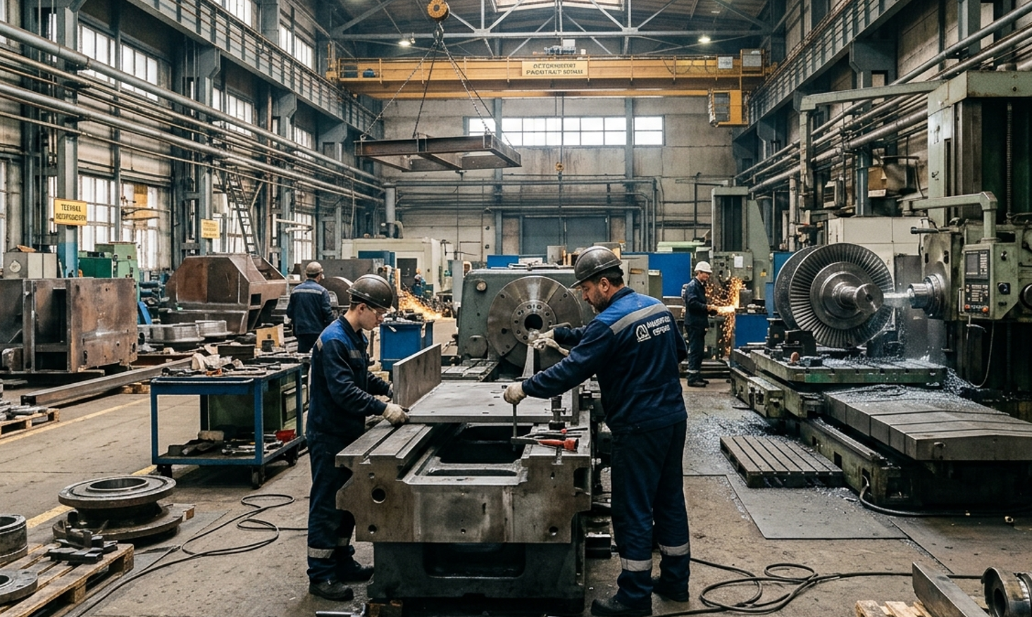 Очистка панелей и ограждений оборудования от масел, СОЖ и металлической пыли