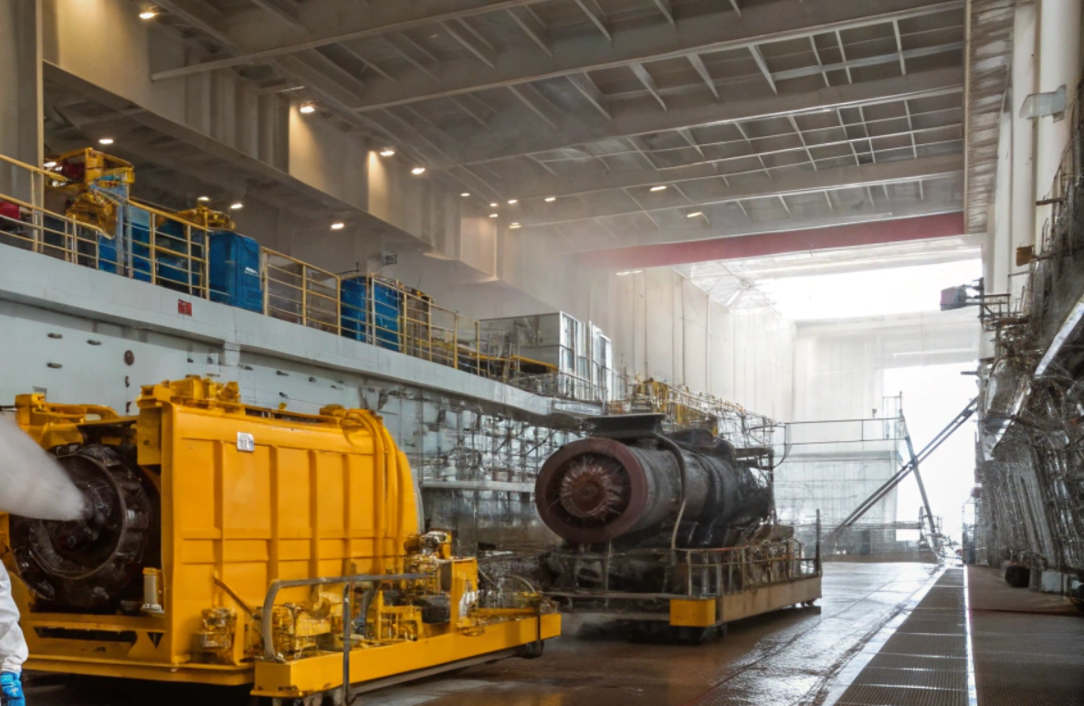 Восстановление чистоты агрегатов энергоустановок в судоремонте