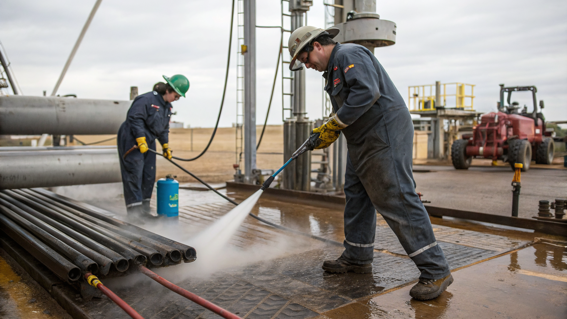 Подготовка НКТ к консервации мойка и защита от коррозии