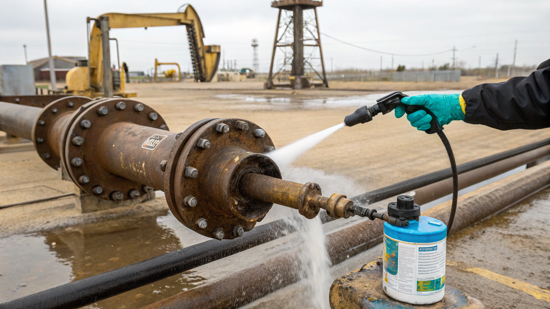 Чем смывать дорожную соль и реагенты с техники на промысле