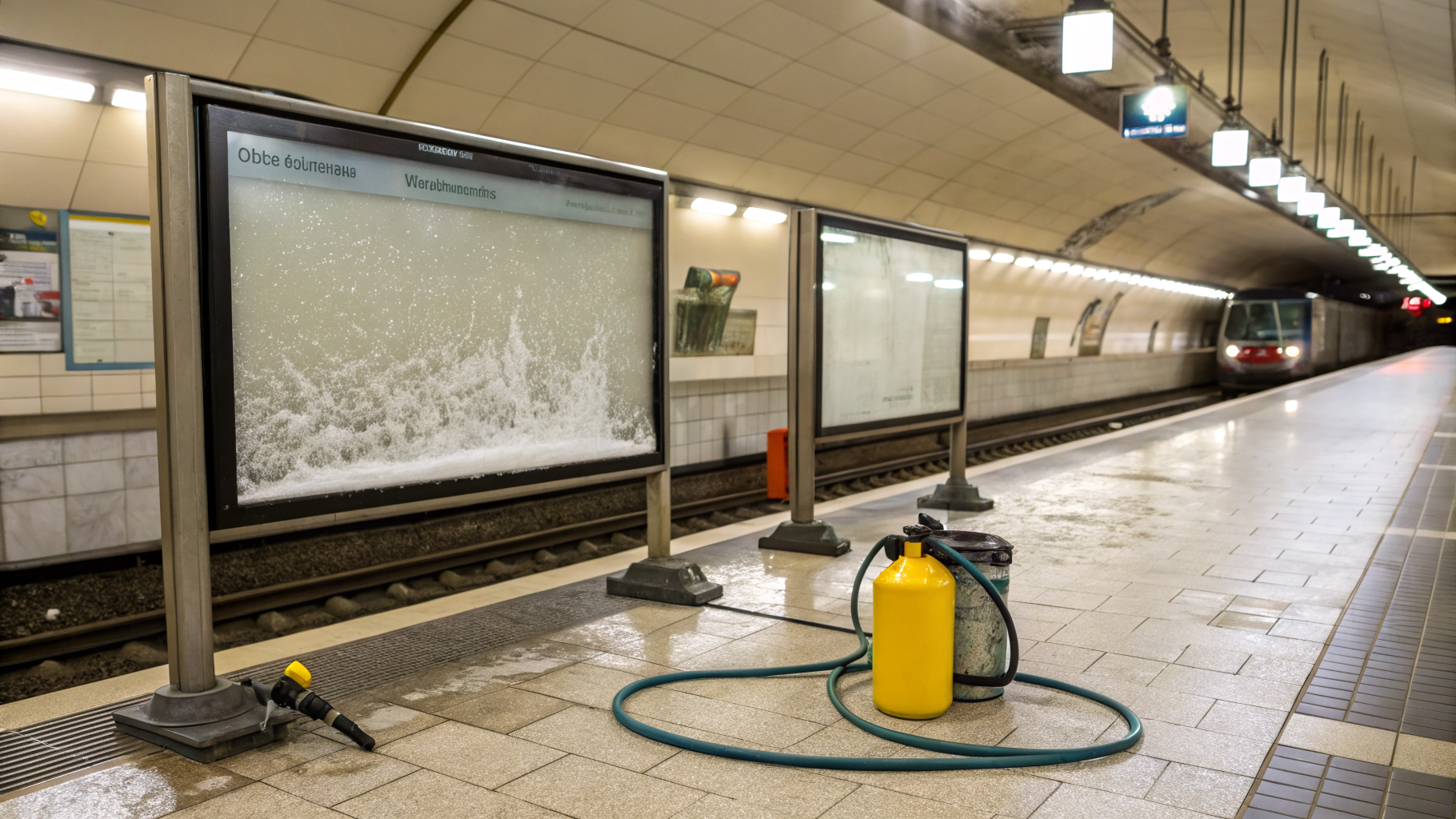 Очистка стёкол и экранов при повышенной запылённости