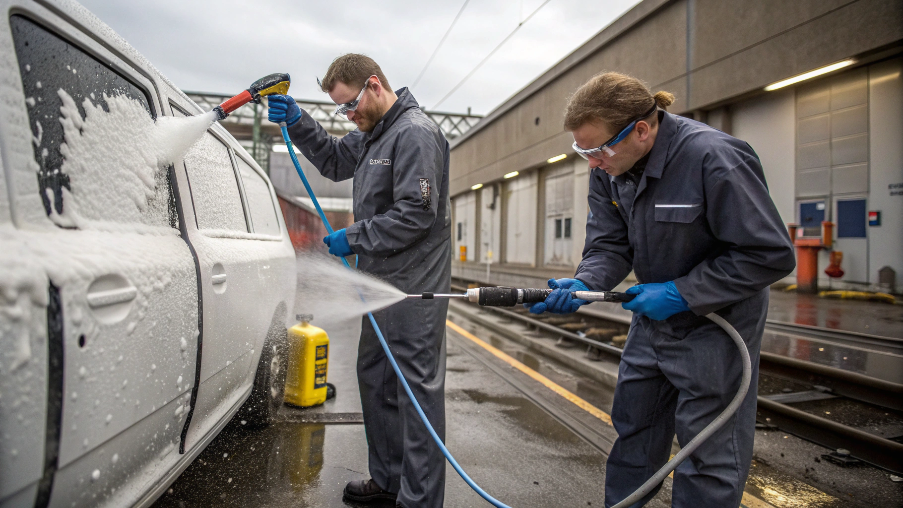 Очистка объектов ЖД и метро при отрицательных температурах