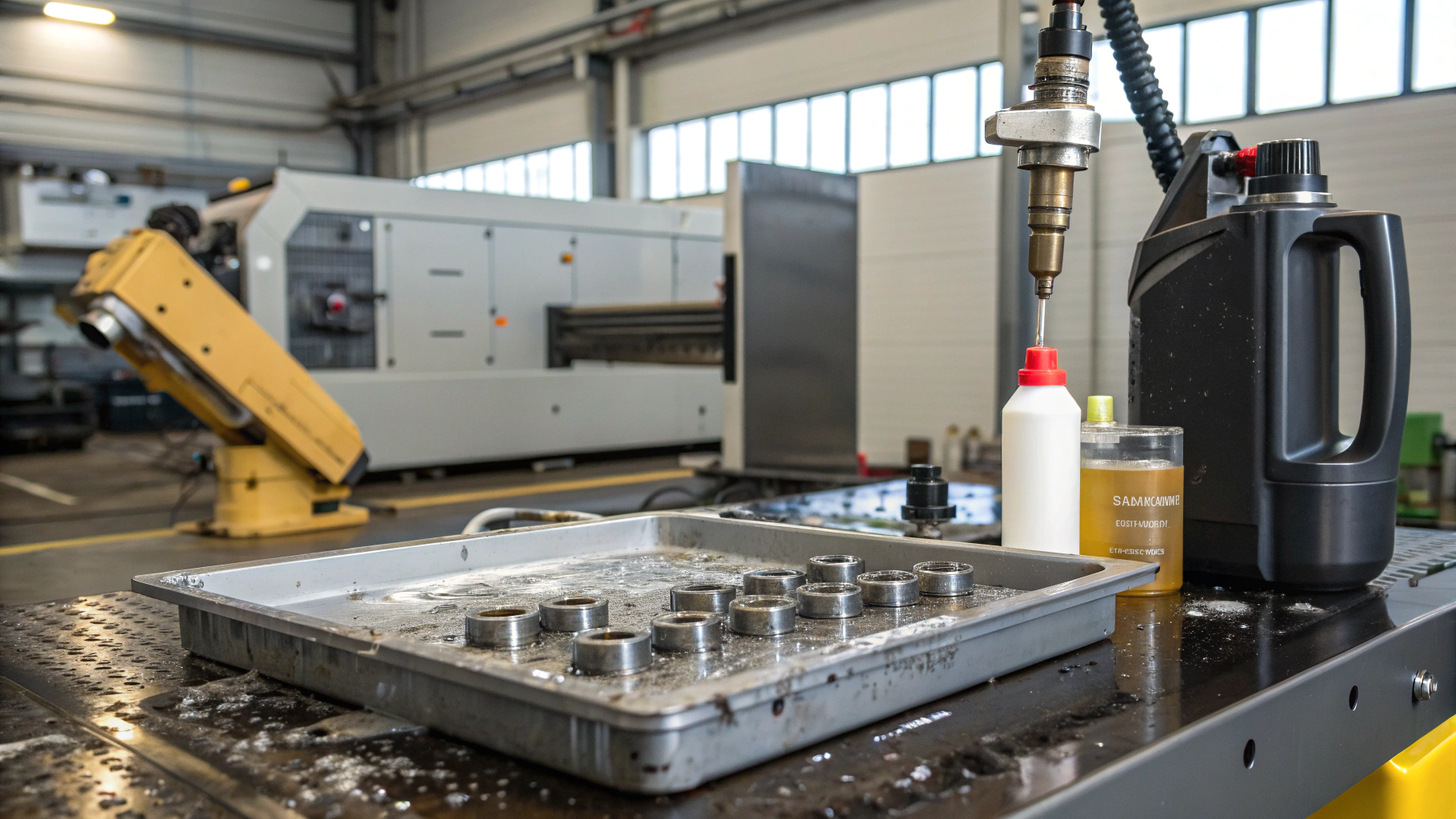 Очистка деталей после аварийных остановок