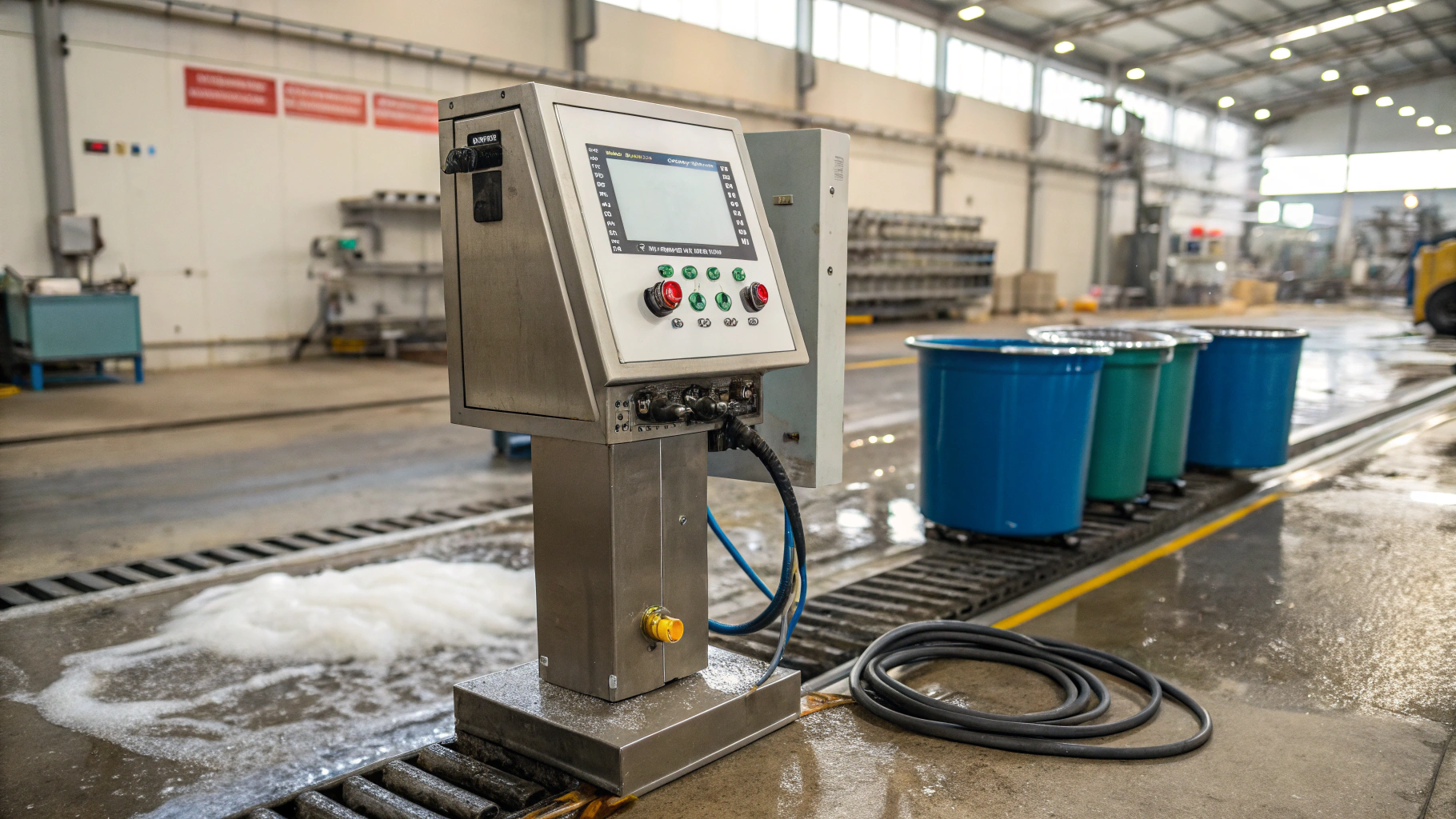 Контроль соблюдения режимов мойки в цехе