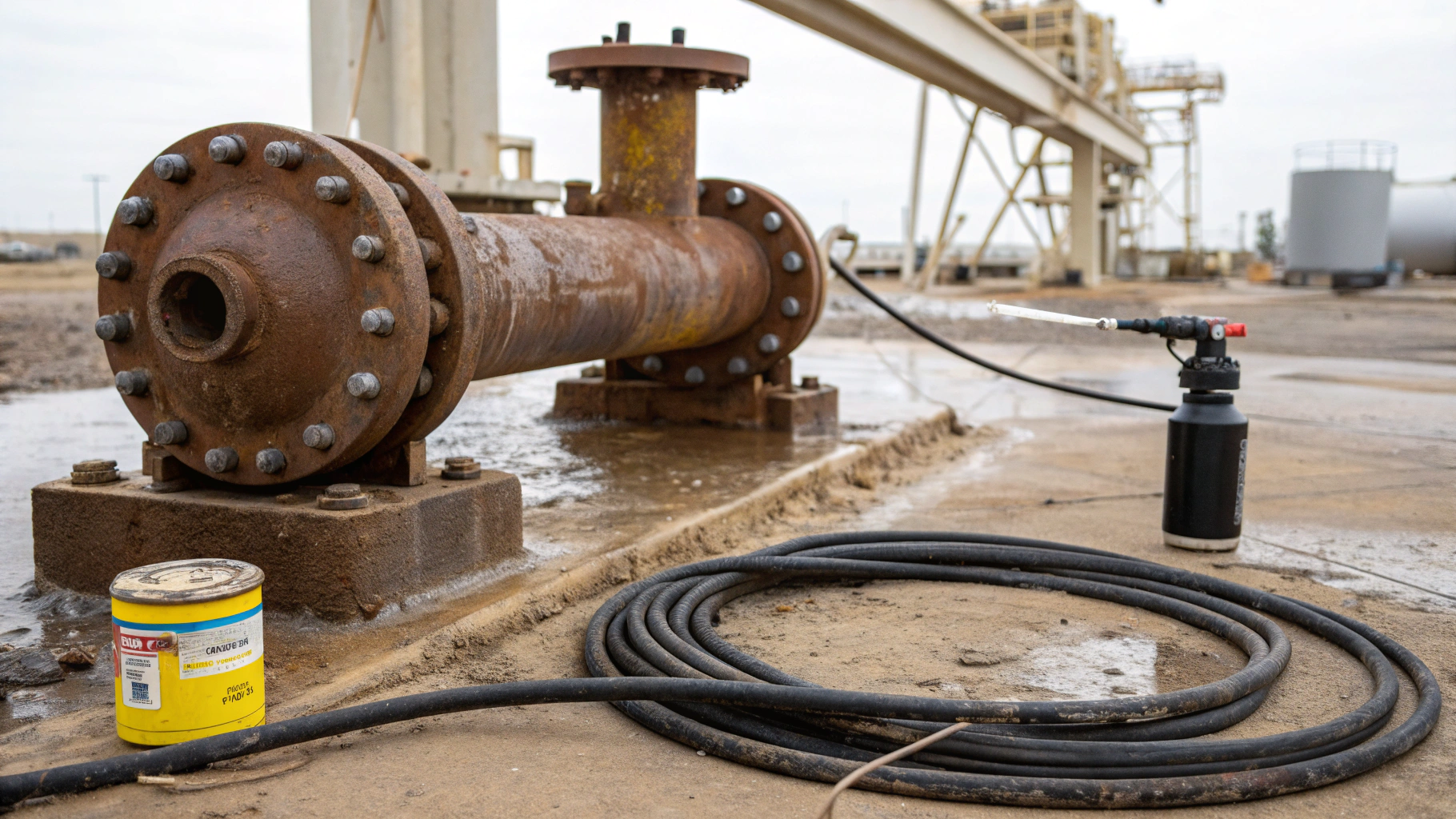 Удаление коррозионных загрязнений в нефтегазовом оборудовании