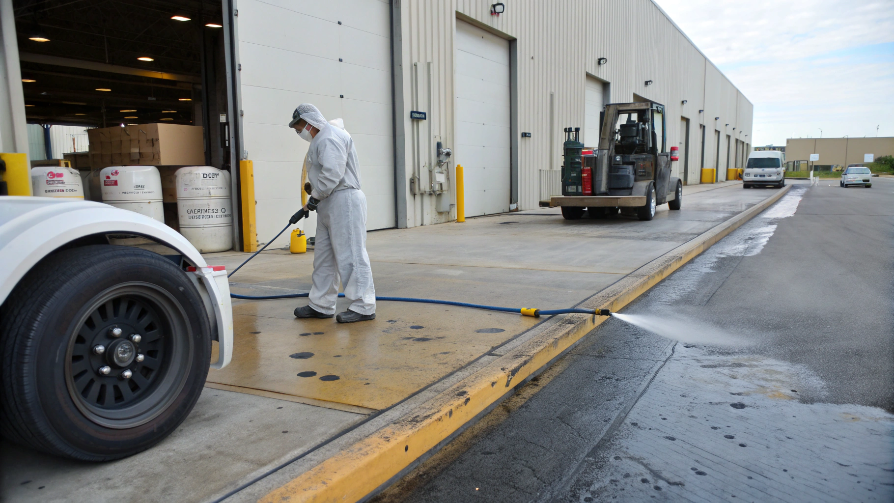 Как избавиться от следов шин и масел на рампах и экспедициях