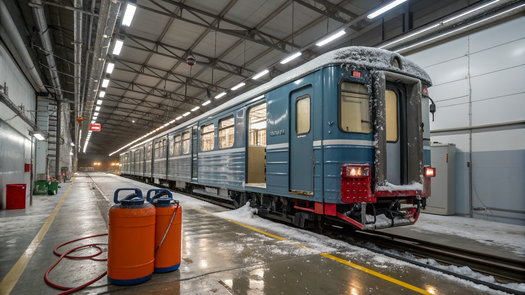 Выбор моющих средств для подвижного состава