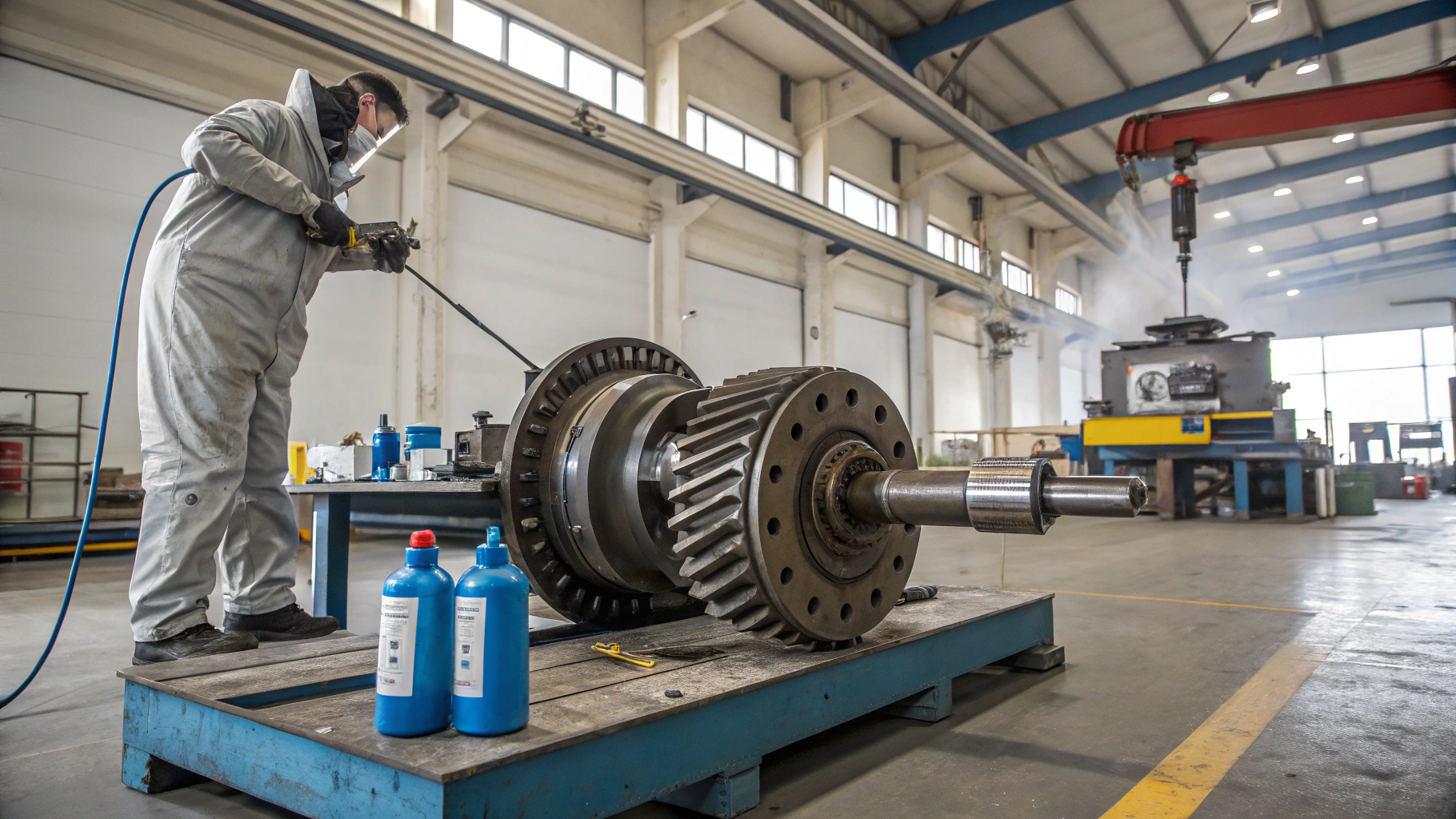 Восстановление ресурса деталей при пыли и нагрузке