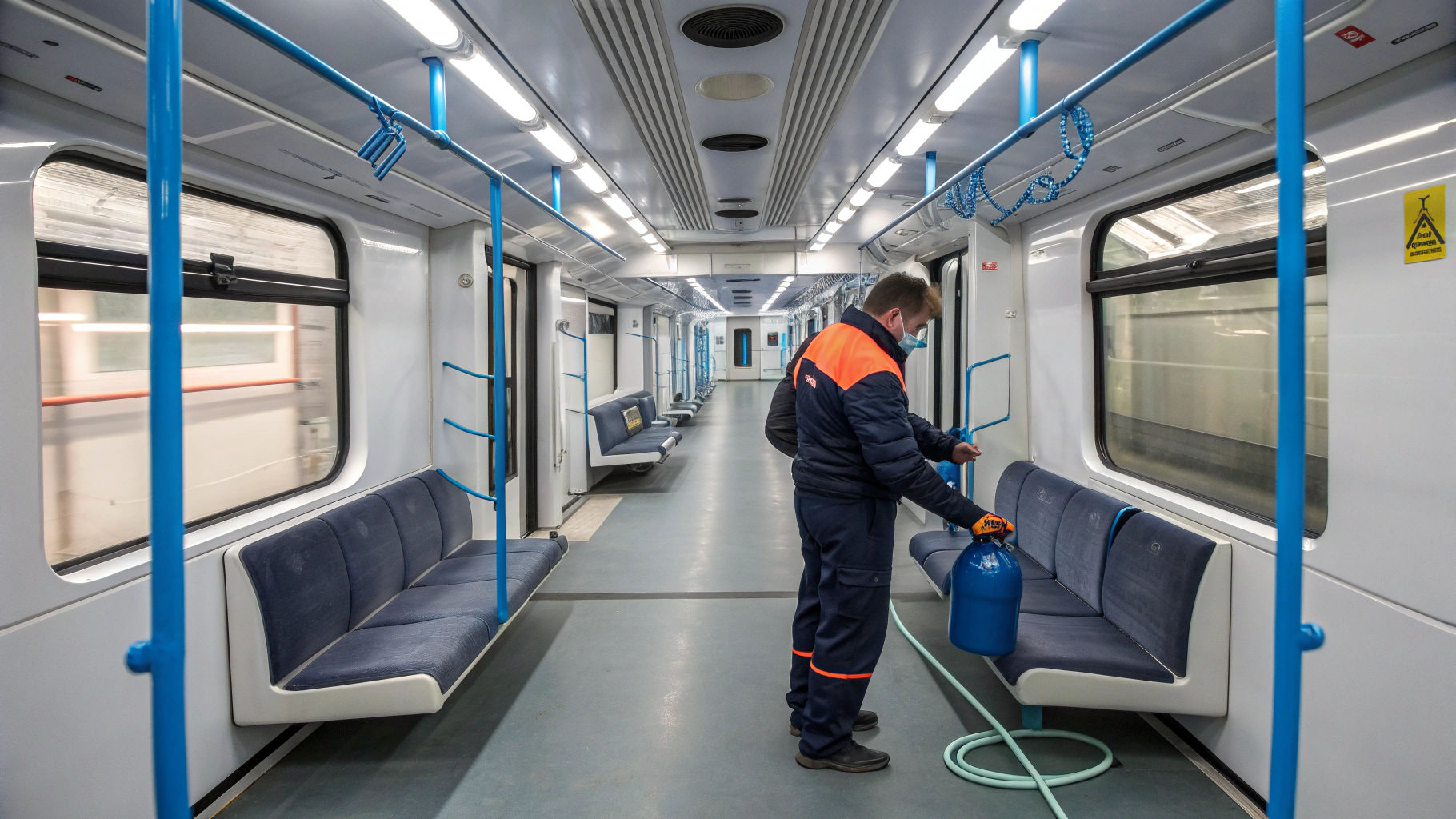 Санитарная обработка салонов при повышенной заболеваемости