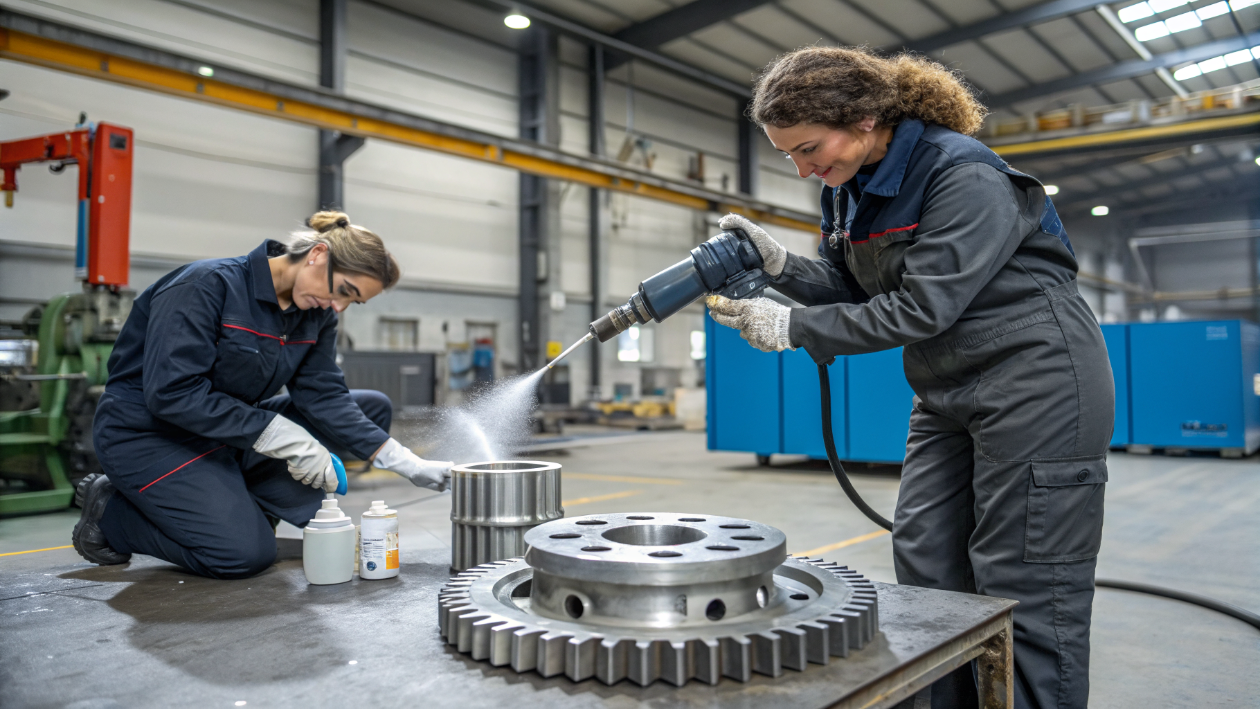 Очистка деталей от загрязнённой СОЖ с продуктами износа