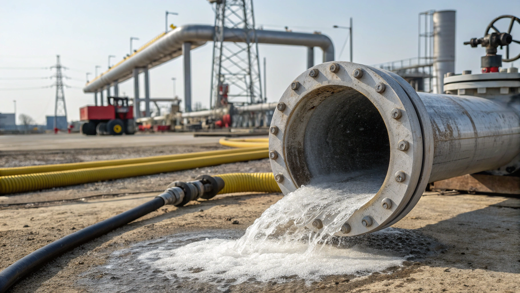 Подготовка трубопроводов к ремонту