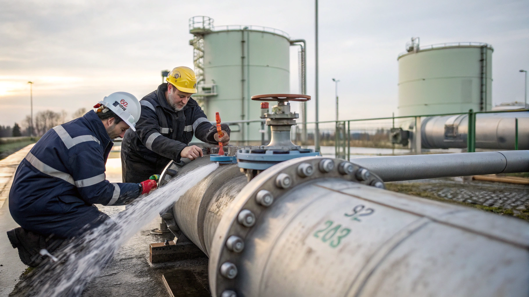 Очистка трубопроводов при смене типа транспортируемого продукта