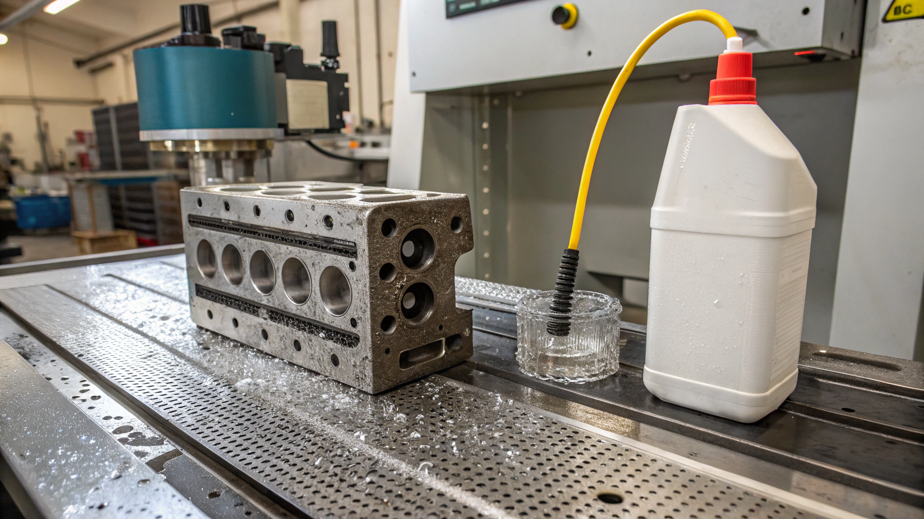 Удаление загрязнений из глухих отверстий