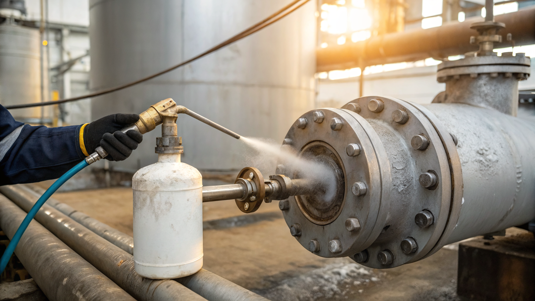 Дезинфекция производственных помещений НПЗ и компрессорных станций при повышенной влажности