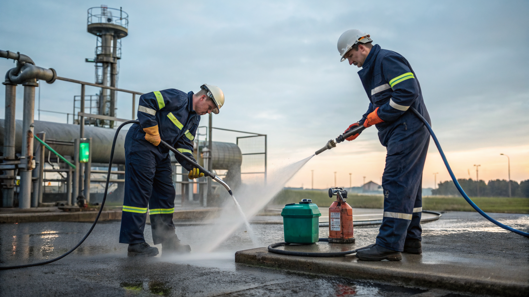 Промывка насосных станций без остановки технологического процесса