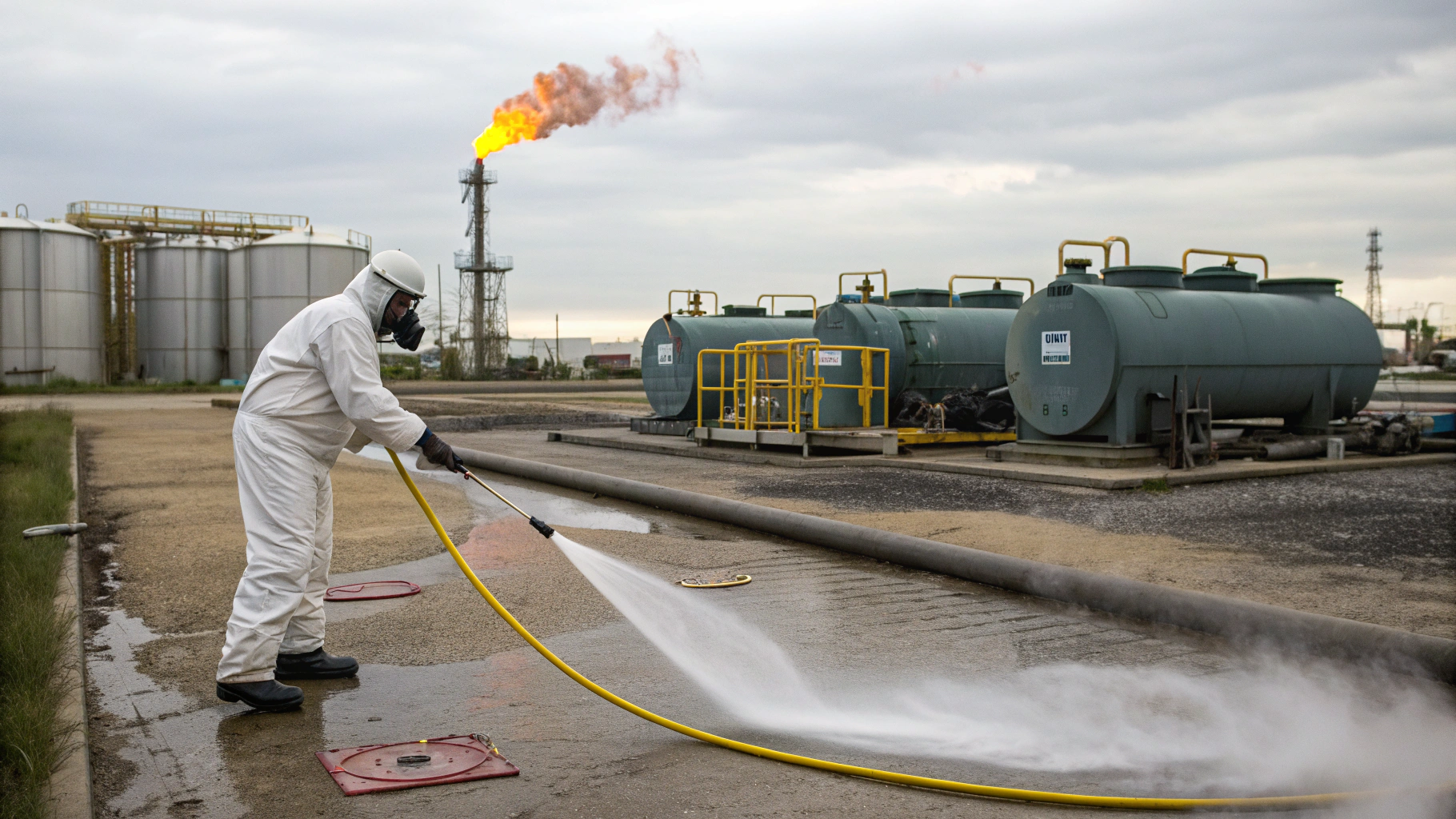 Ликвидация нефтеразливов на промысле