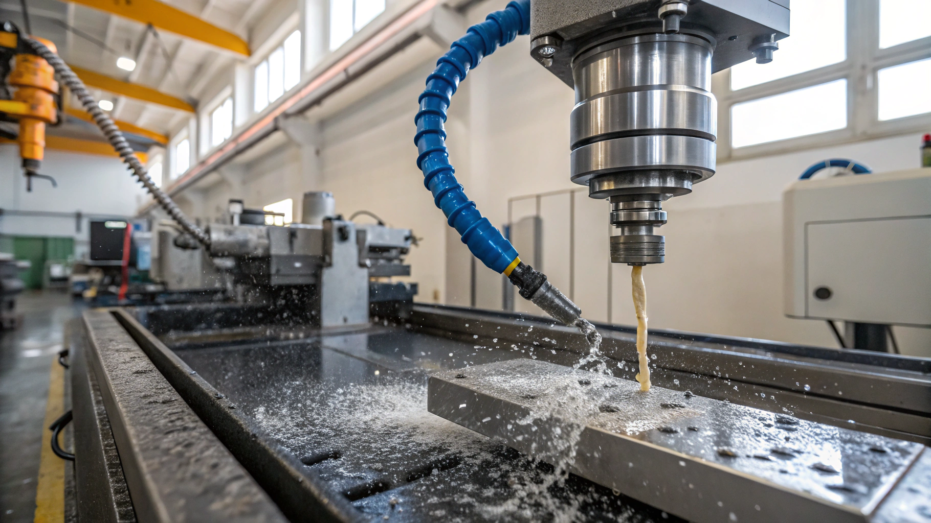 Очистка систем сбора стружки от эмульсий