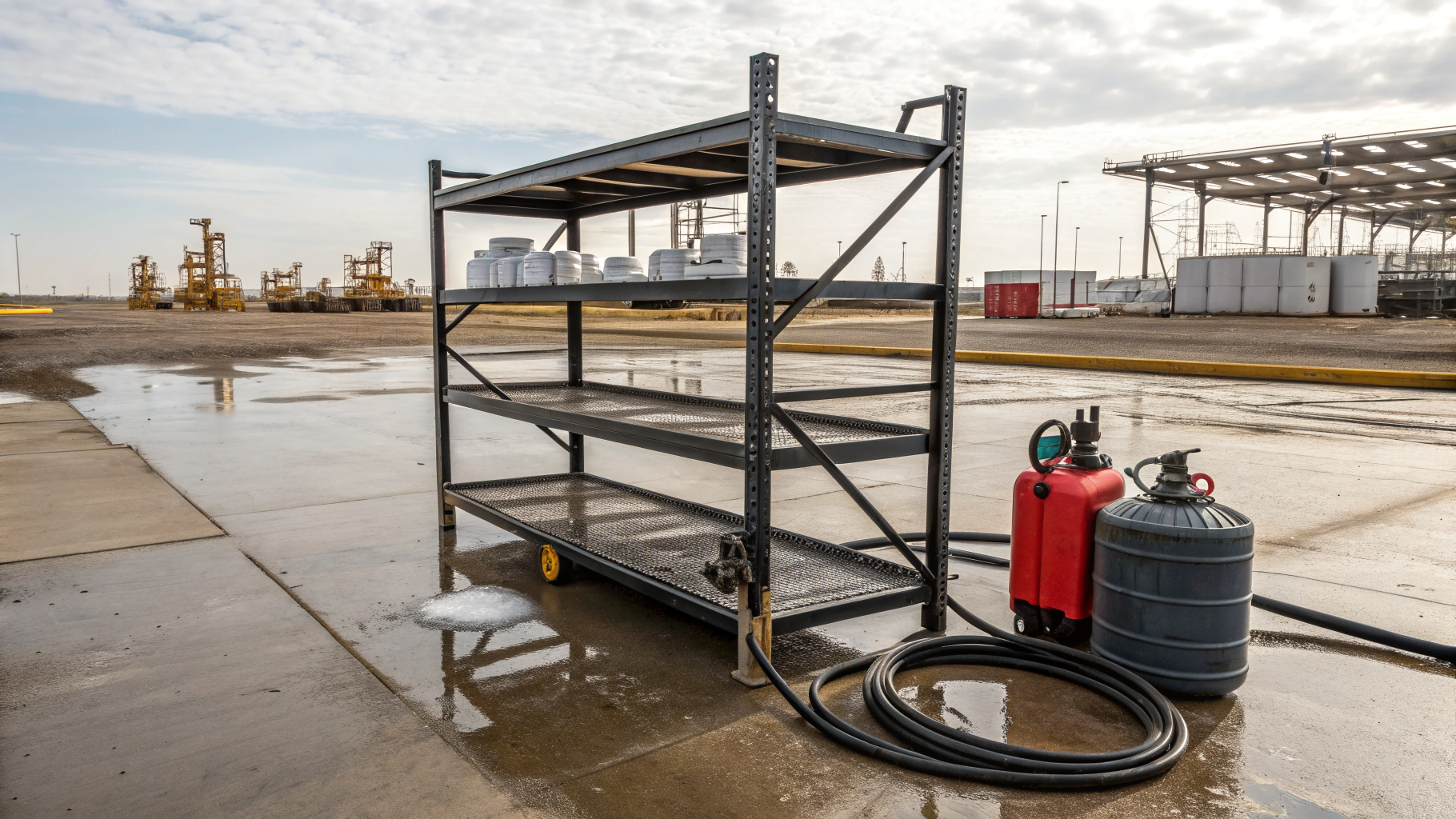 Как профессионально чистить стеллажи и контейнеры в нефтегазовой логистике