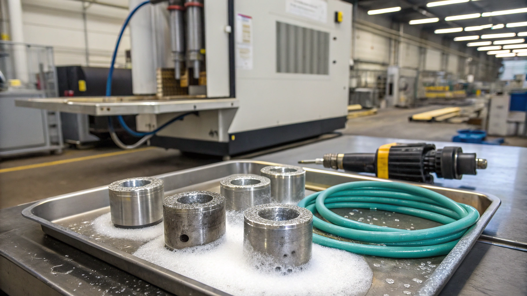 Мойка деталей после сверления и расточки для предотвращения повторного загрязнения