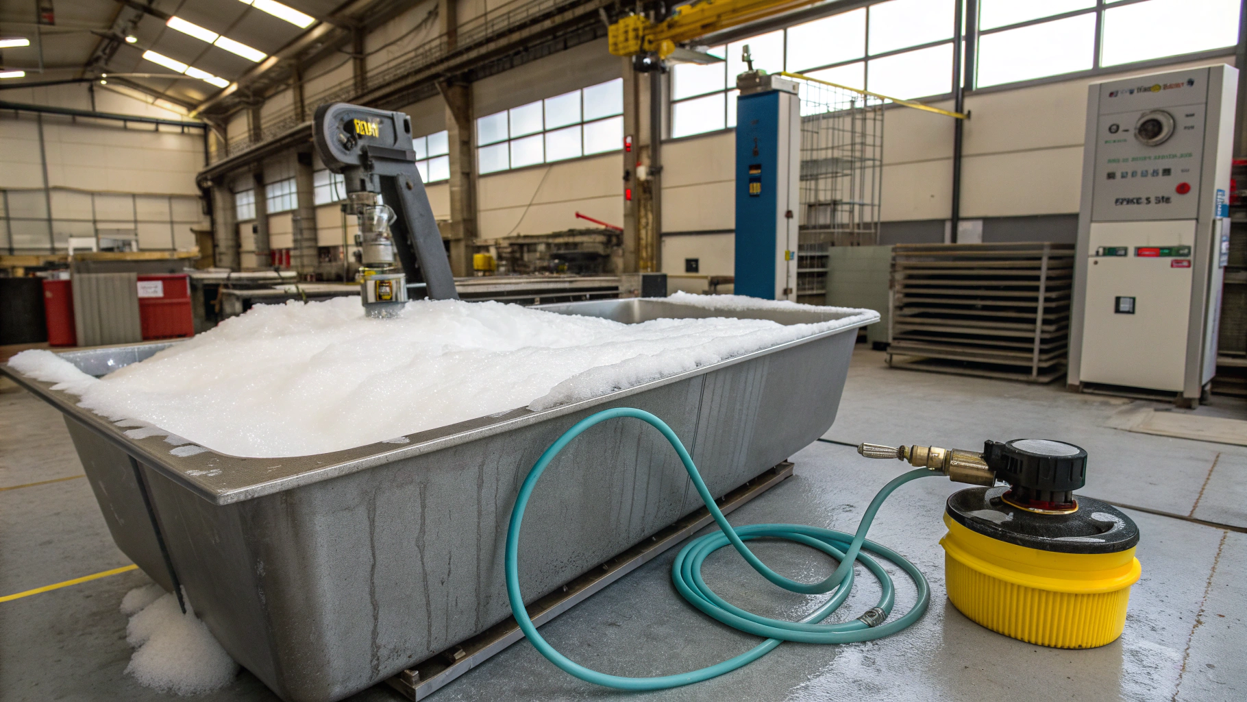 Пенообразование в моечных ваннах зимой и способы управления процессом при низких температурах