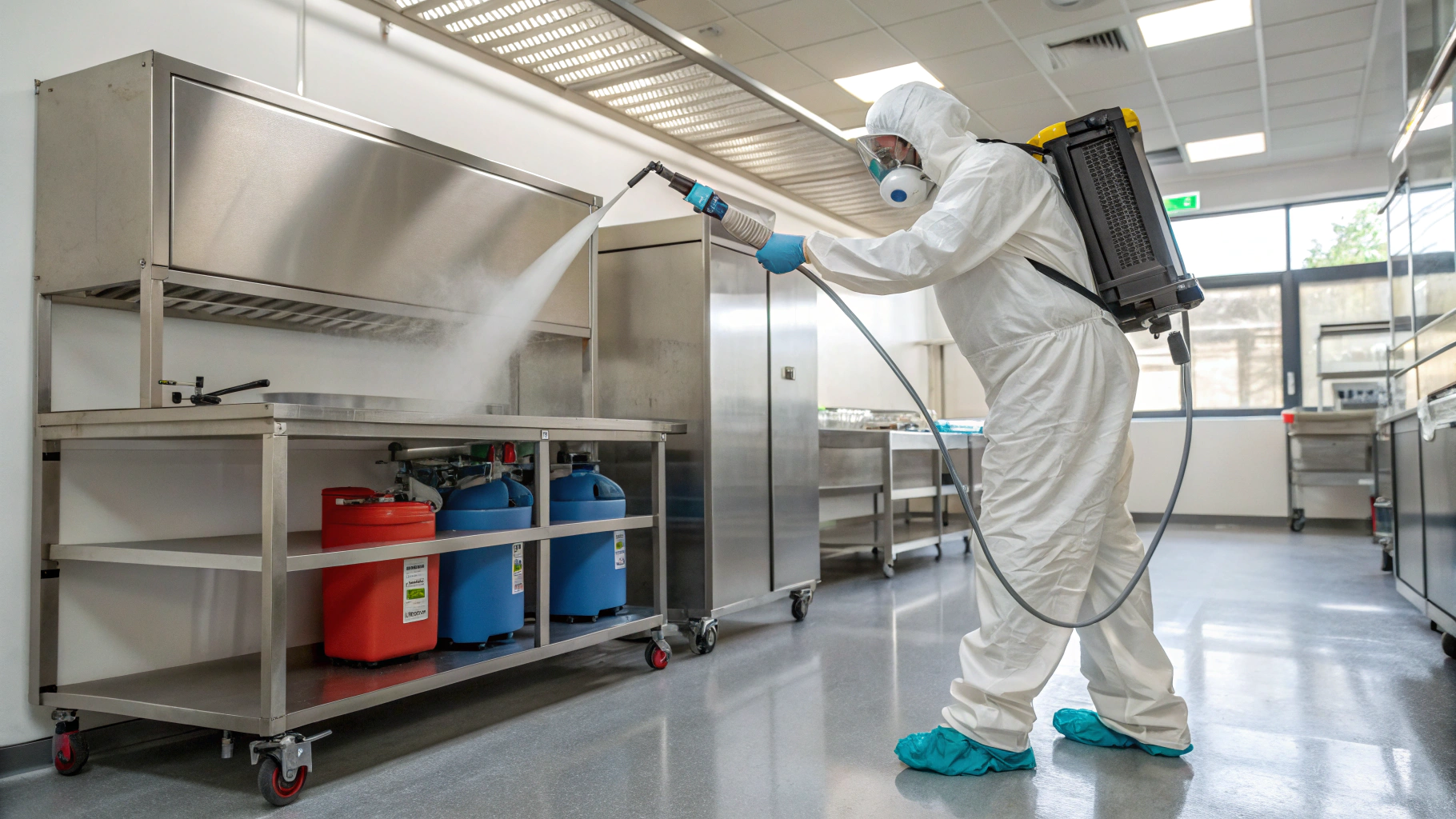 Использование индустриального очистителя без запаха для чистых помещений