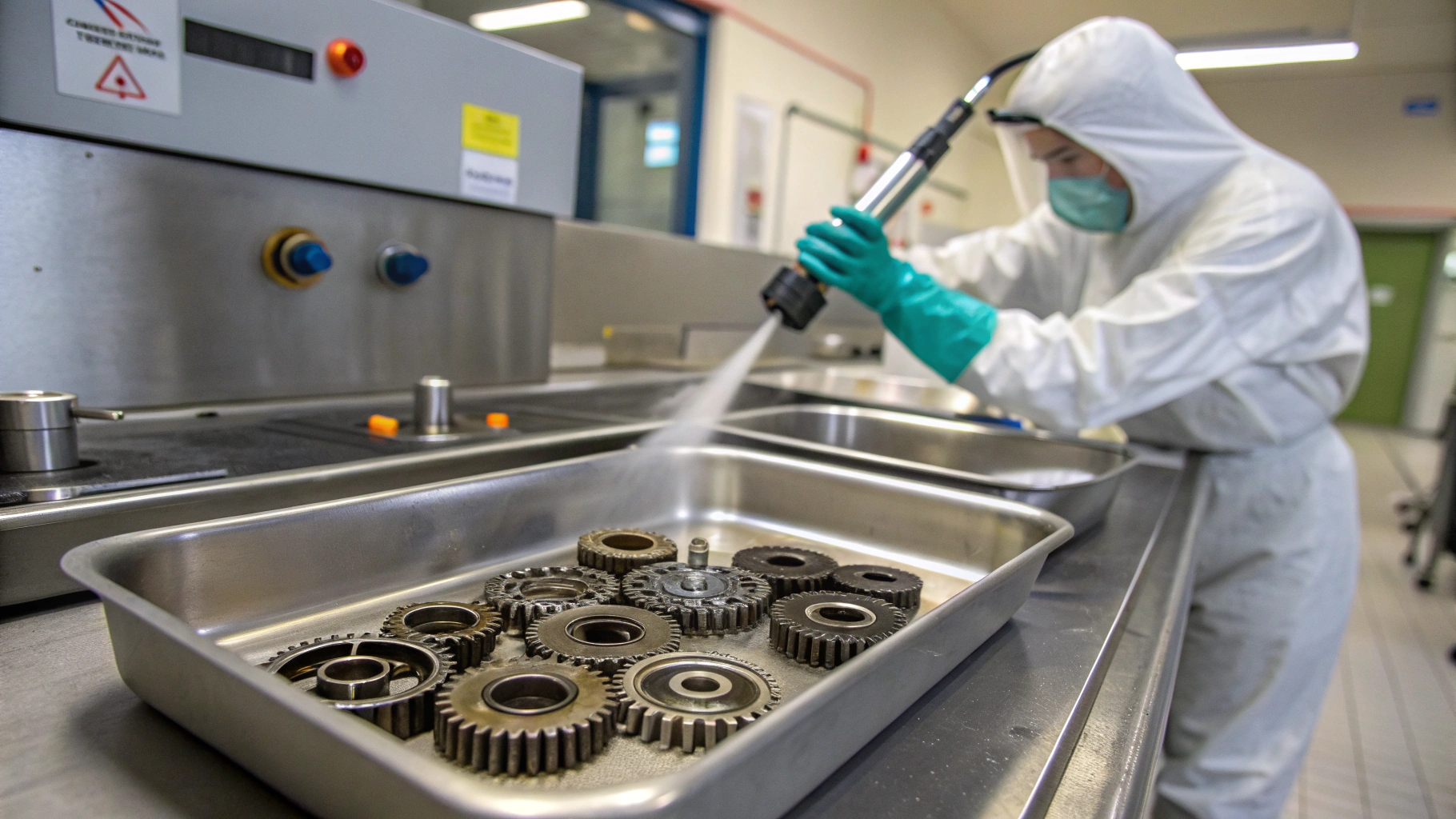 Снижение пыли и грязи вокруг мелких деталей