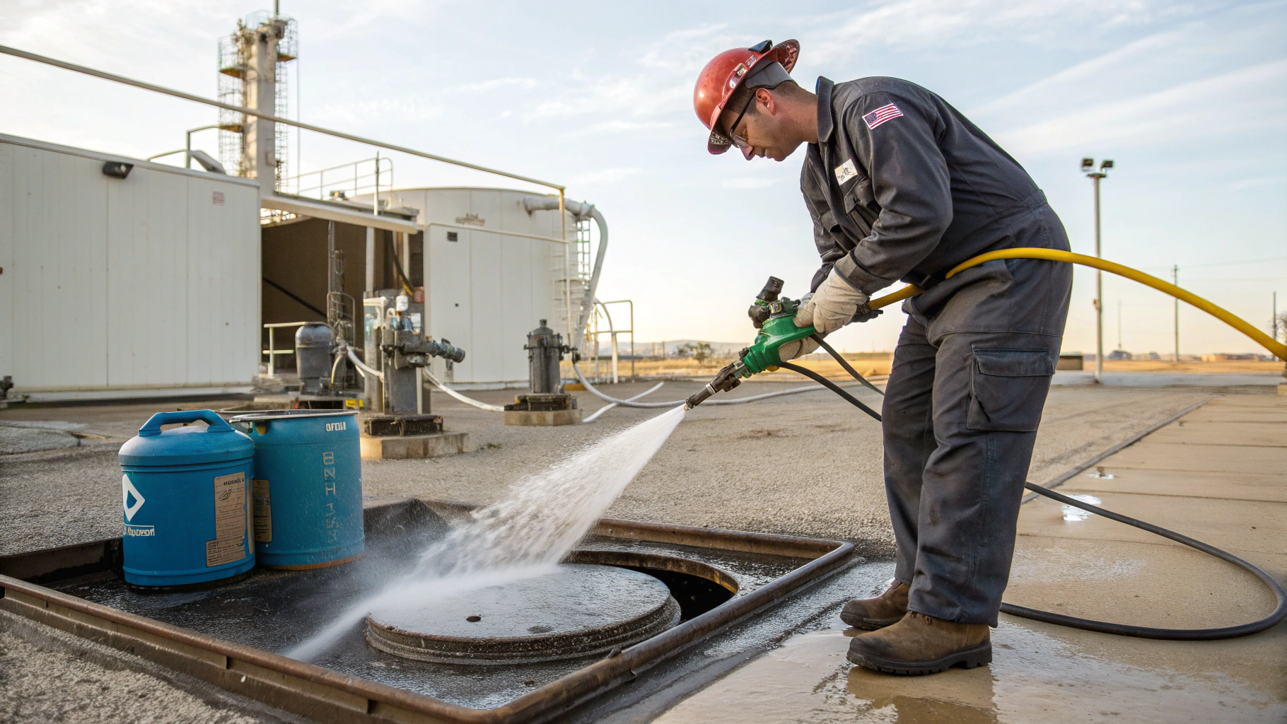 Очистка резервуаров от остатков консервационных жидкостей