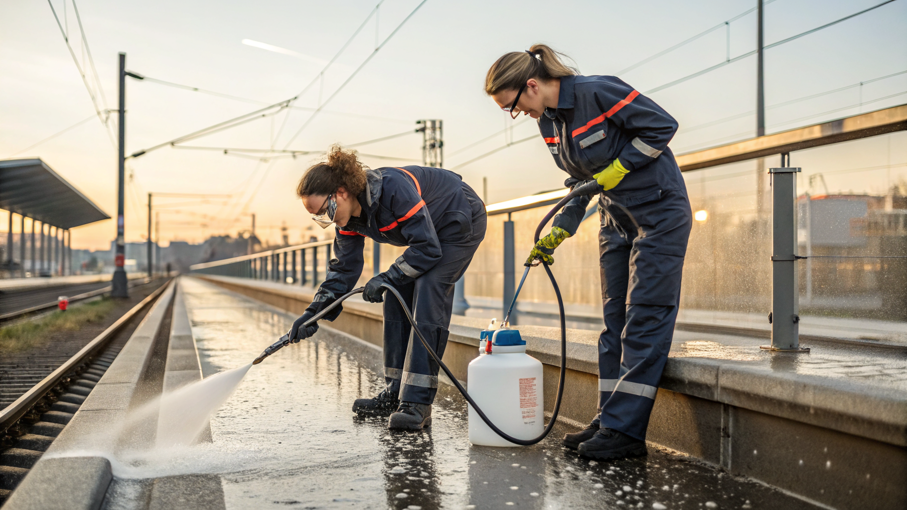 Экономика клининга в ЖД и метро при активном удалении дорожных реагентов и солей весной