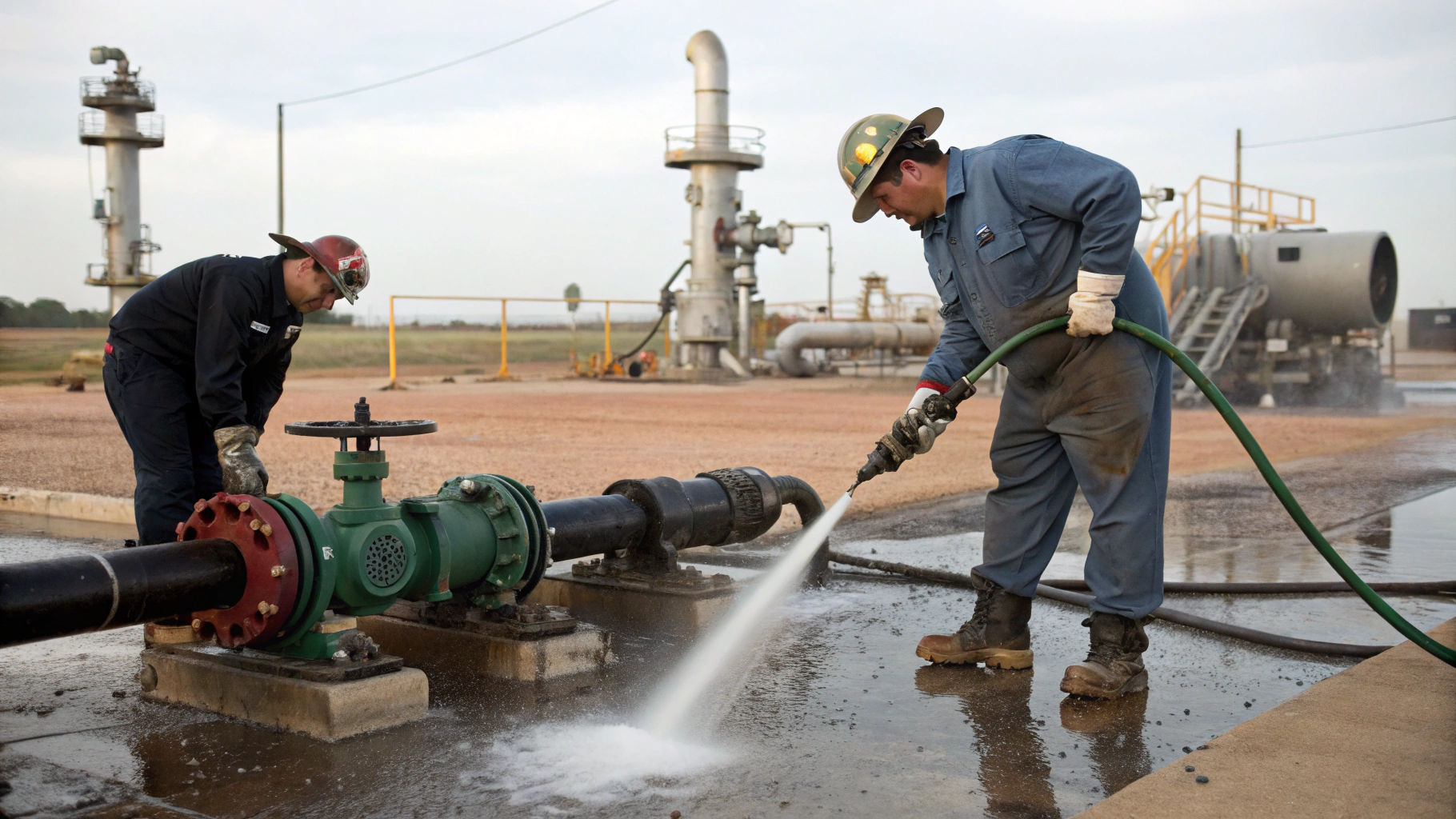 Очистка систем при изменении рецептуры реагентов