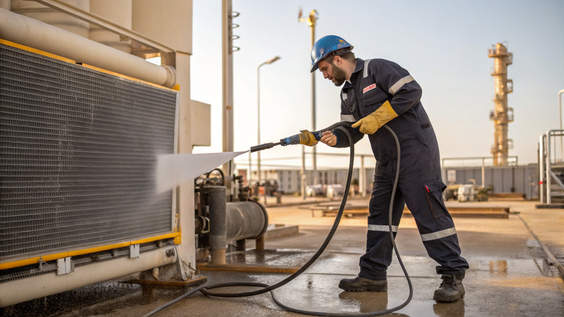 Очистка маслоохладителей компрессорных станций