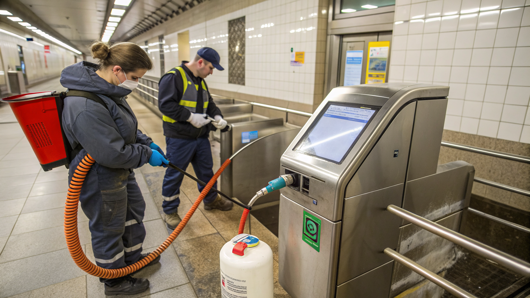 Очистка терминалов оплаты