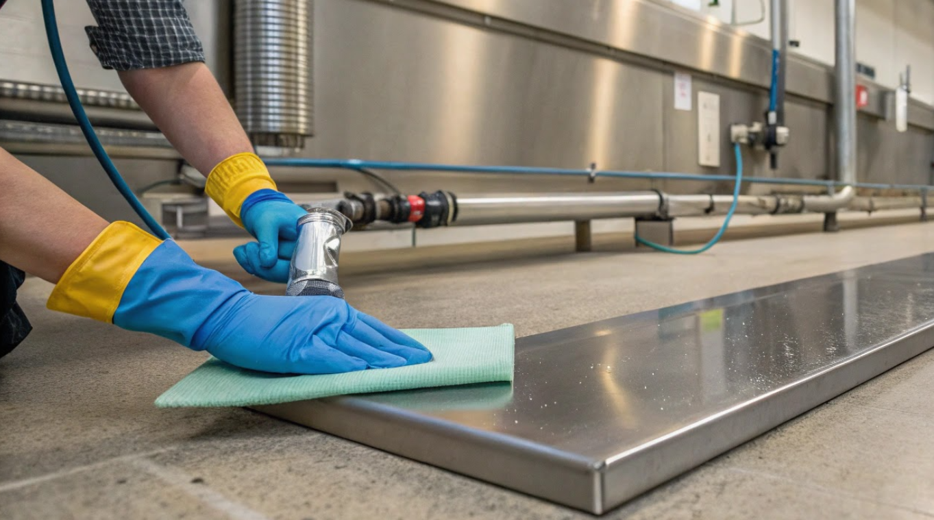 Как убрать следы скотча со стальных панелей