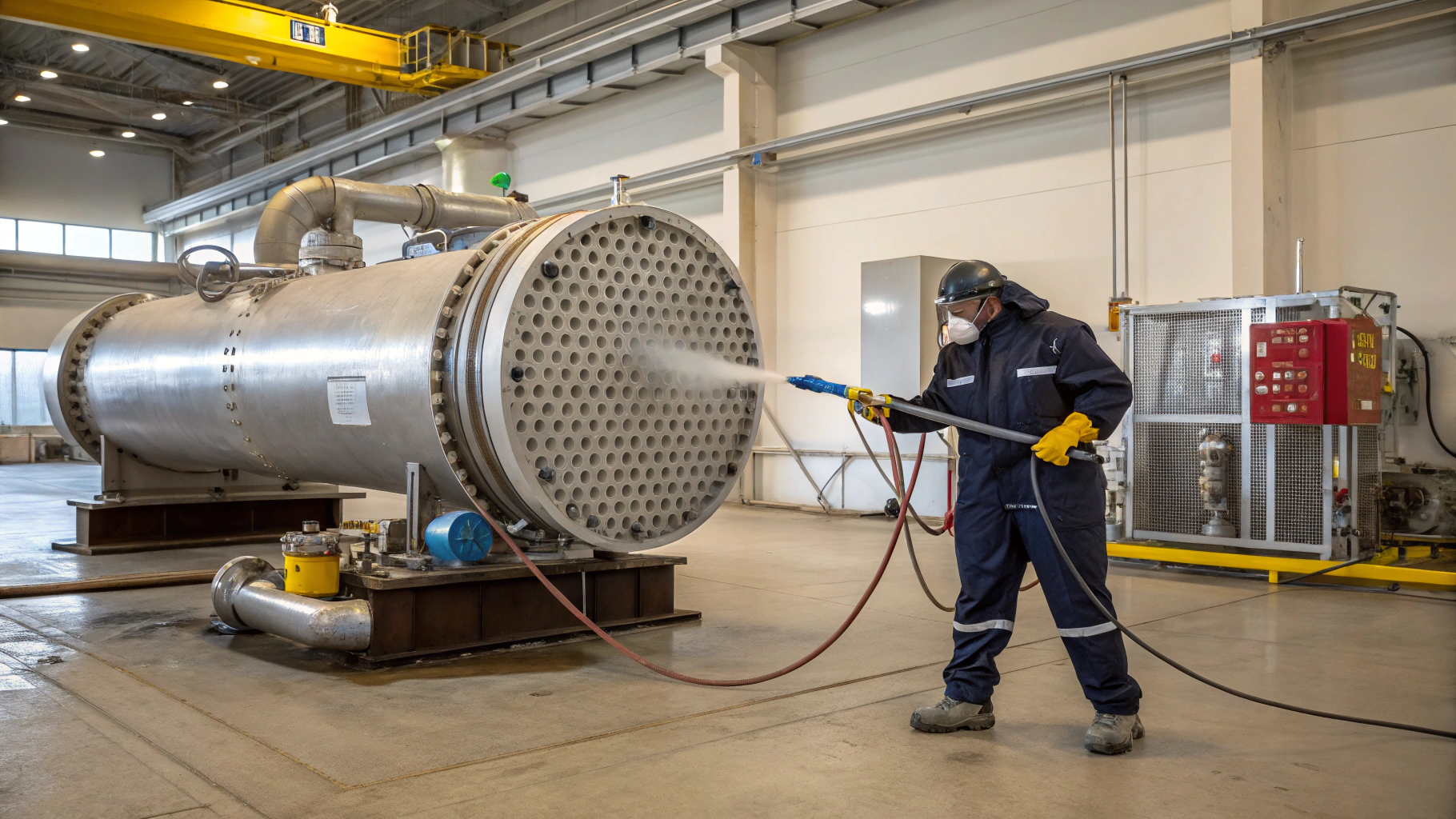 Восстановление проходимости трубок теплообмена