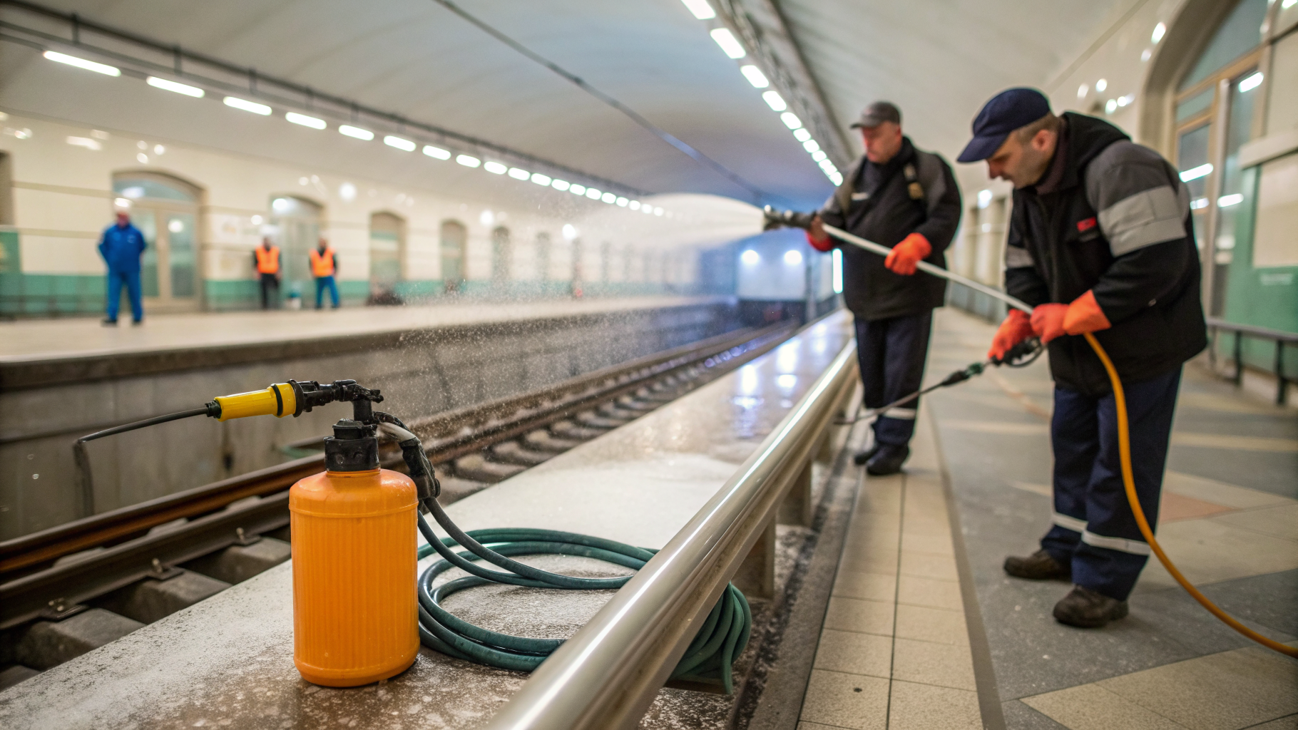 Как организовать уборку объектов метрополитена без остановки движения поездов