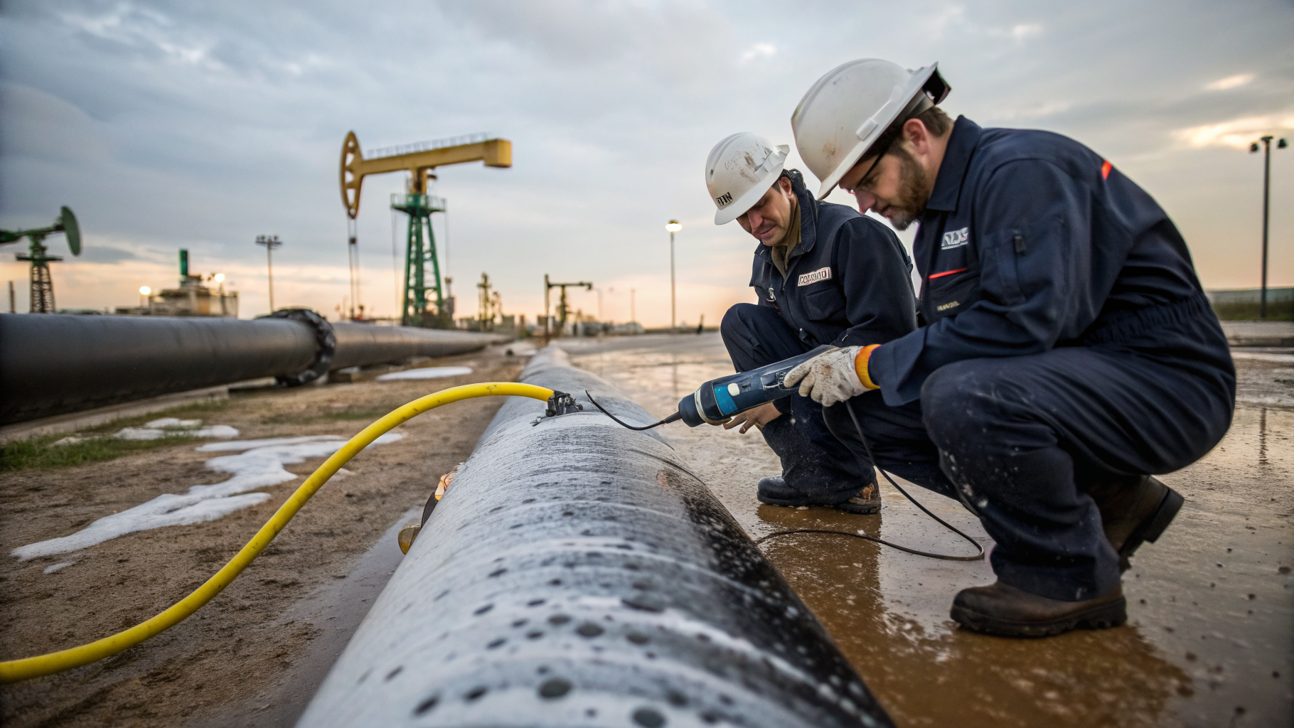 Контроль остаточной влаги после мойки нефтегазового оборудования