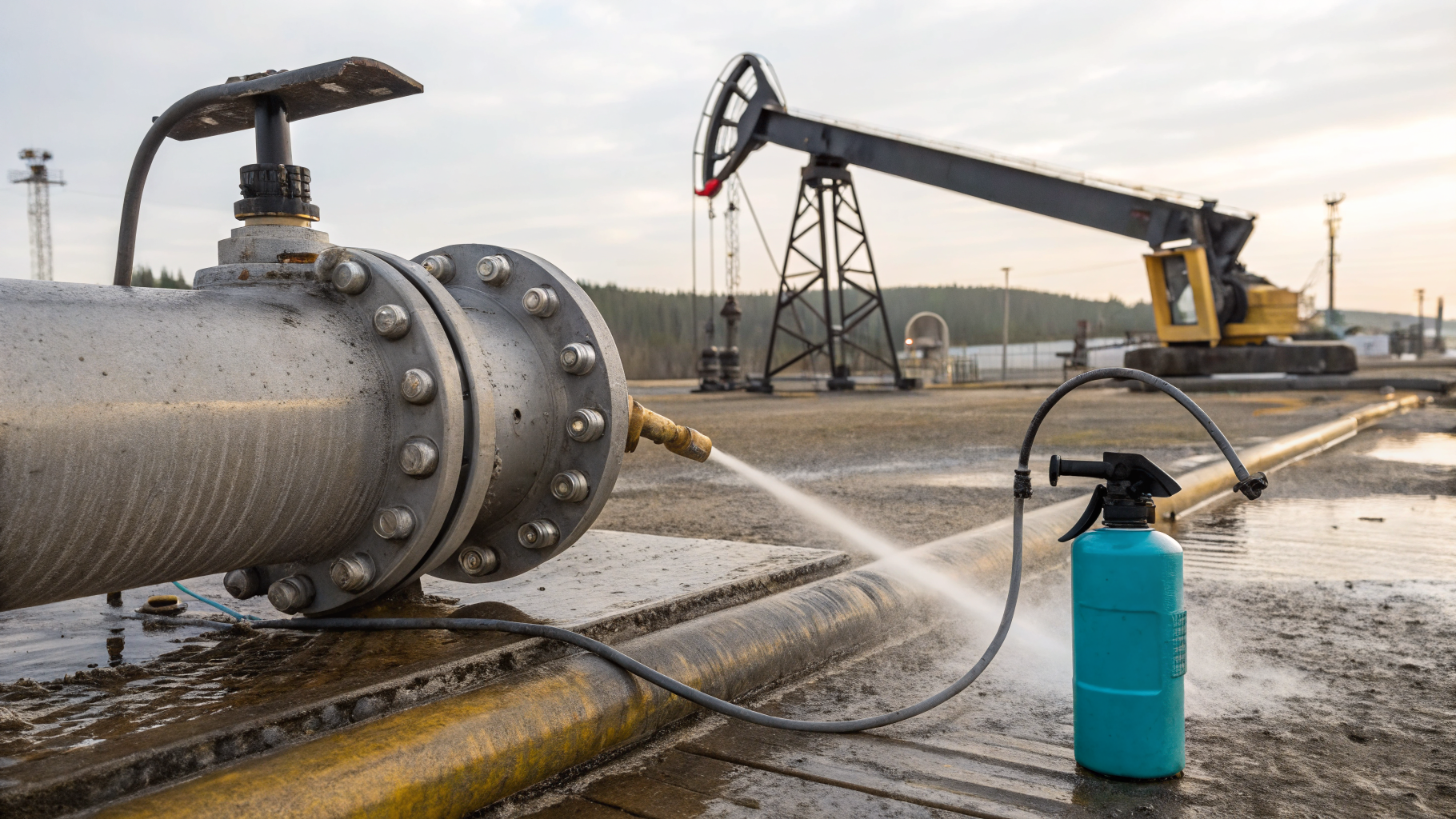 Промывка газопроводов от конденсата перед запуском системы