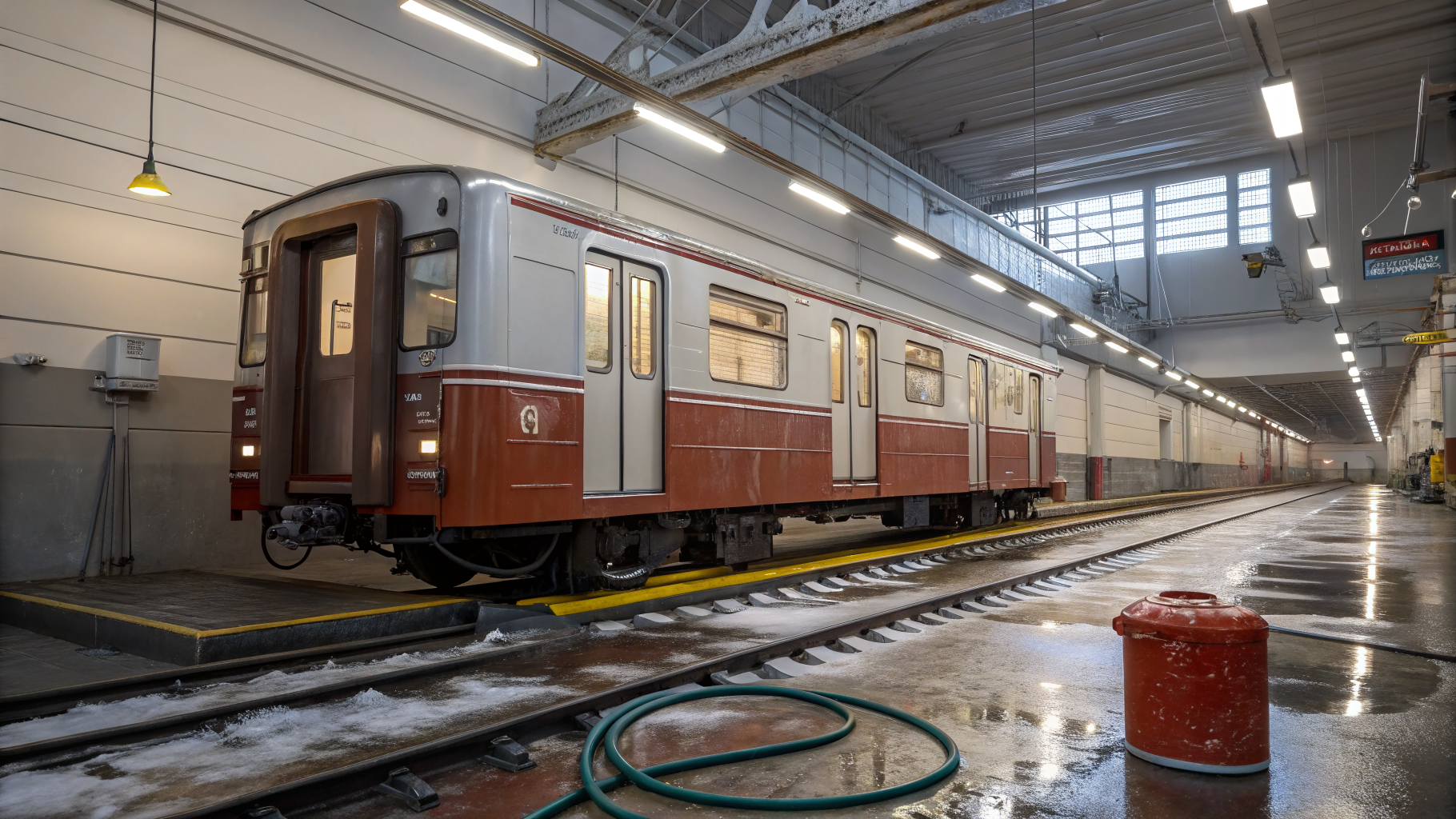 Снижение объёма стоков при мойке подвижного состава