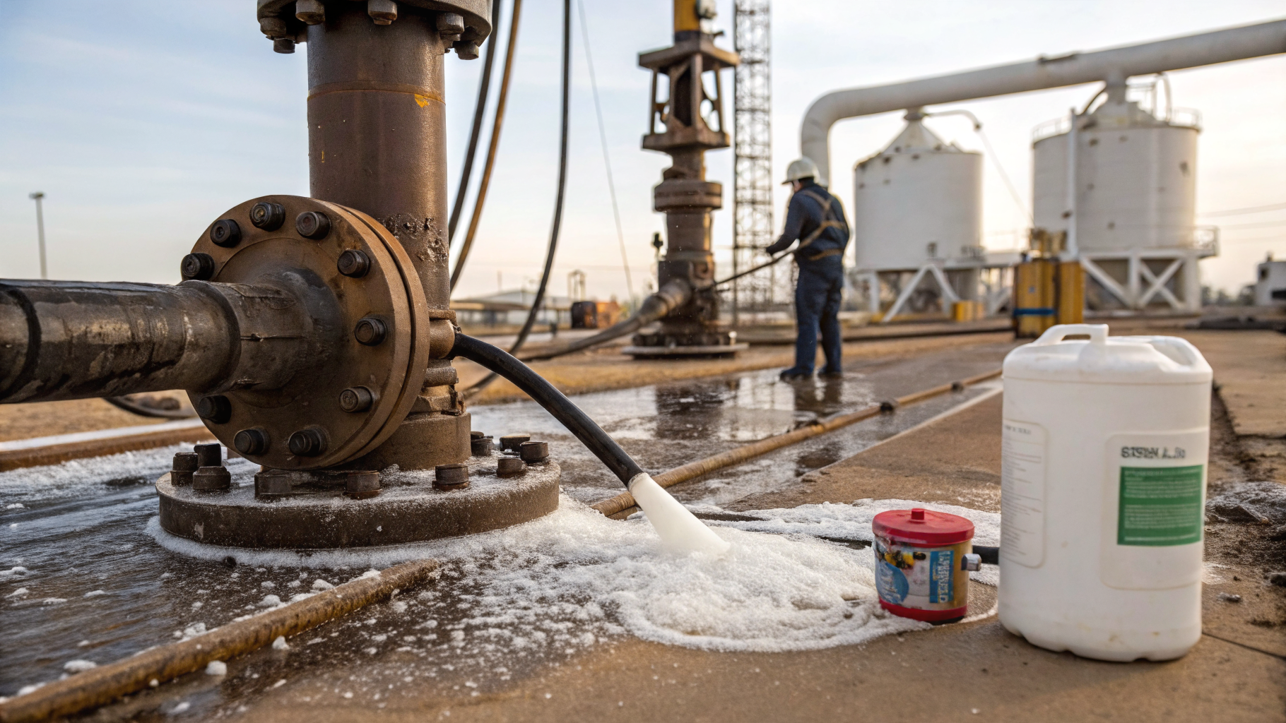 Чем отмыть буровое оборудование от нефти и буровых растворов