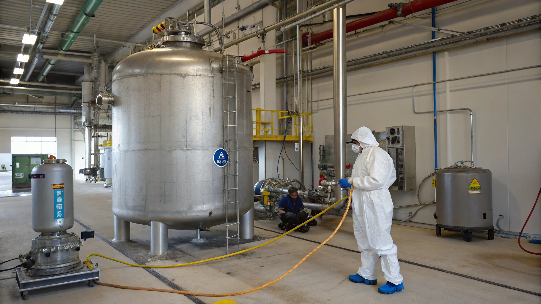 Дезинфекция деаэраторов ППД с контролем АТФ