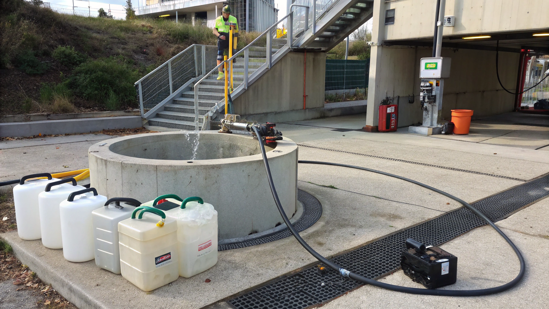 Дезодорация канализационных отстойников станций метро с контролем сероводорода