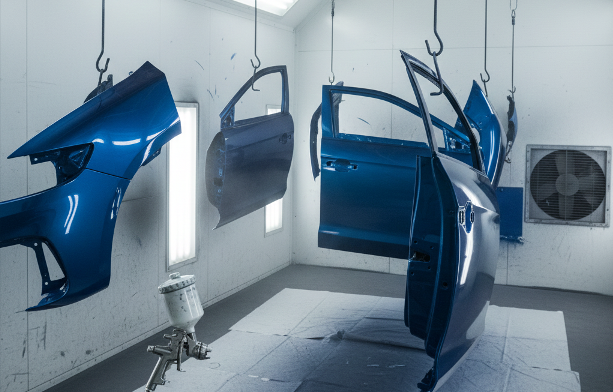Консервация окрашенных кузовных деталей ингибиторами коррозии после мойки