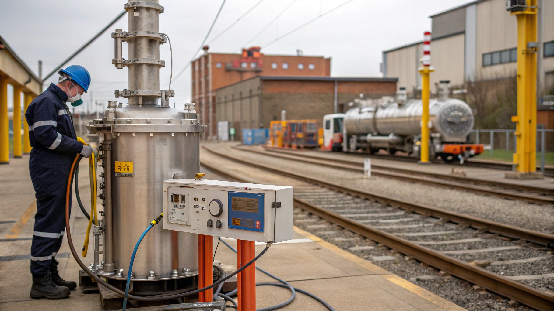 Обеззараживание оборотной воды мойки локомотивов ультрафиолетом