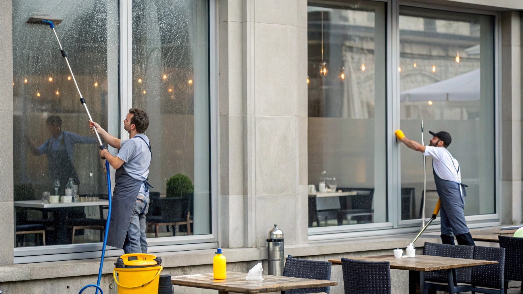 Чем обрабатывать витрины в общепите